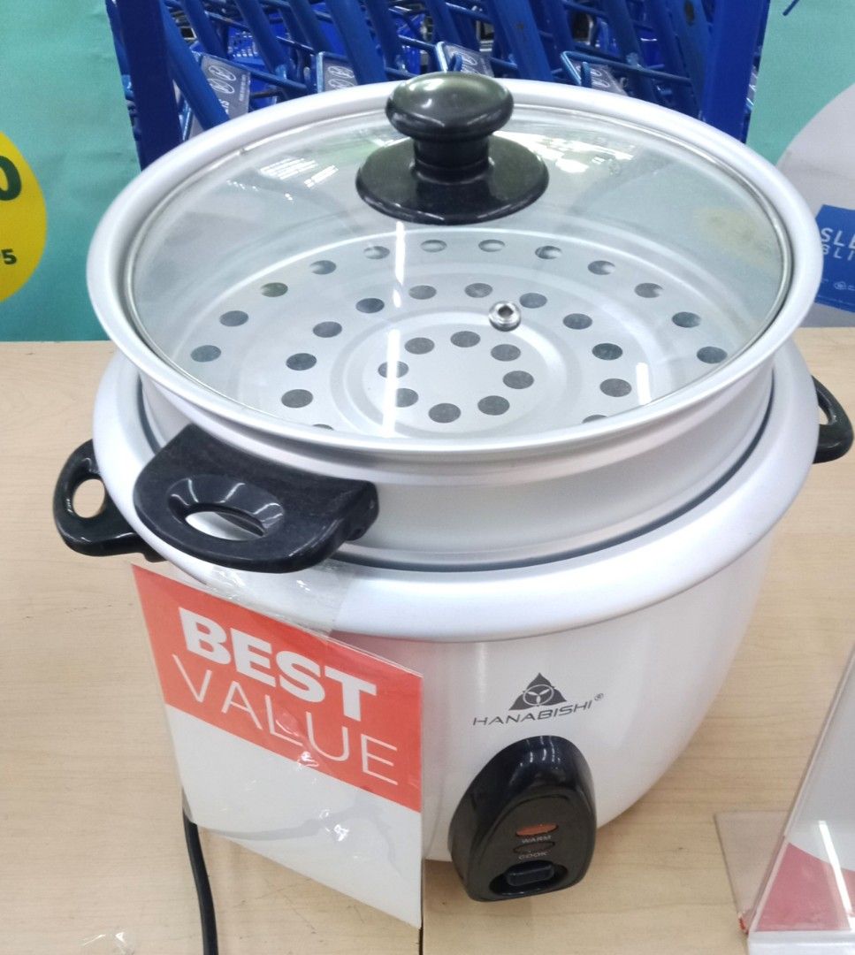 Hanabishi 1.8L Automatic Rice Cooker 10 cups (White) on Carousell