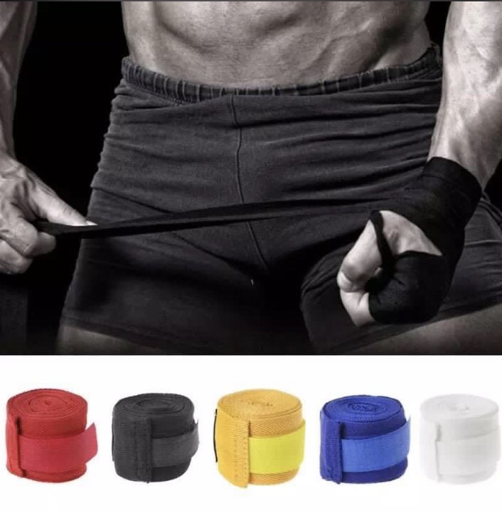 Hands wrists wrap support protection boxing punching Muay Thai