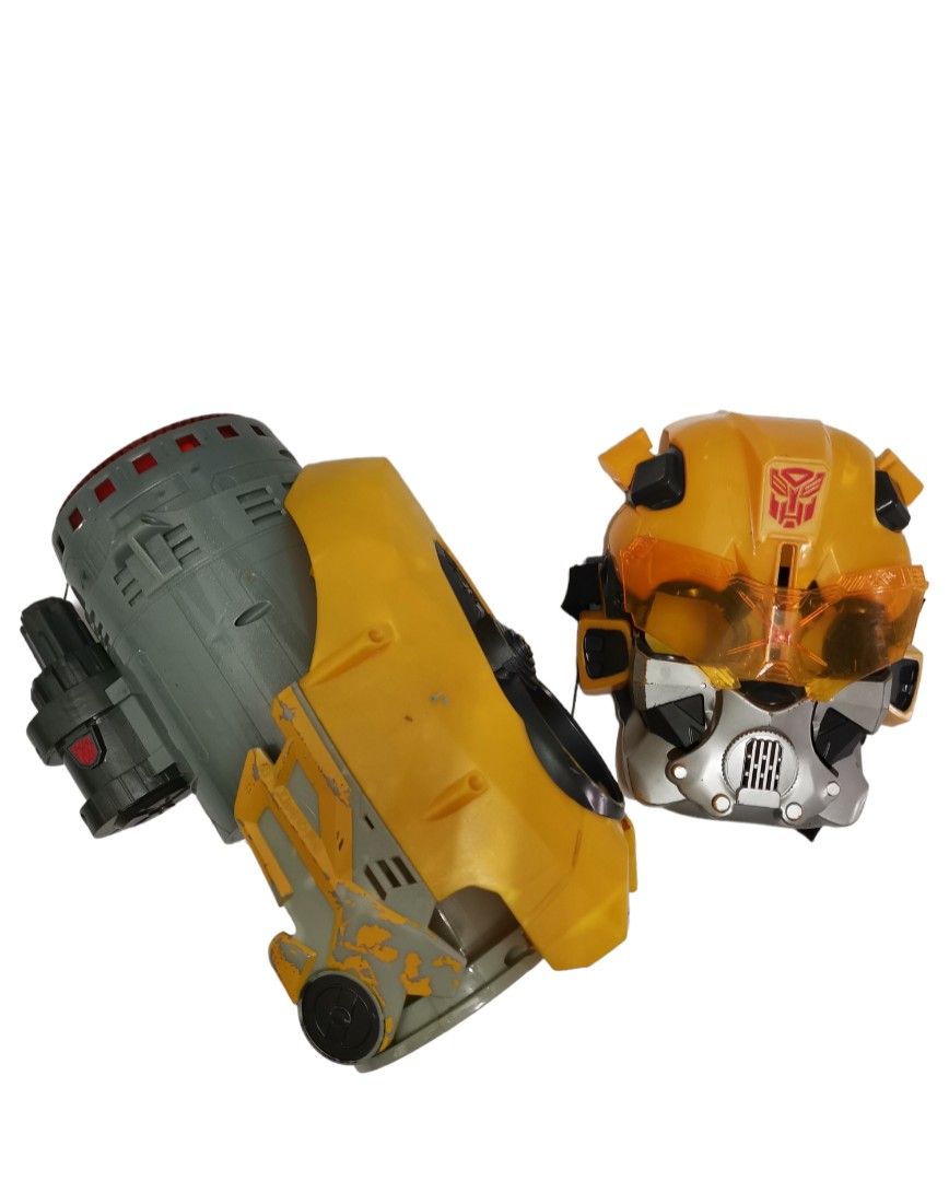 Hasbro Transformers Revenge of the Fallen Bumblebee Plasma Arm Cannon Bumblebee Battle Mask 2008