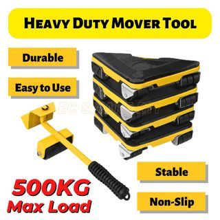 Heavy Duty Mover Tool Furniture Lifter 500KG 360 PP Wheel Strong Metal Frame Cabinet Moving Tools