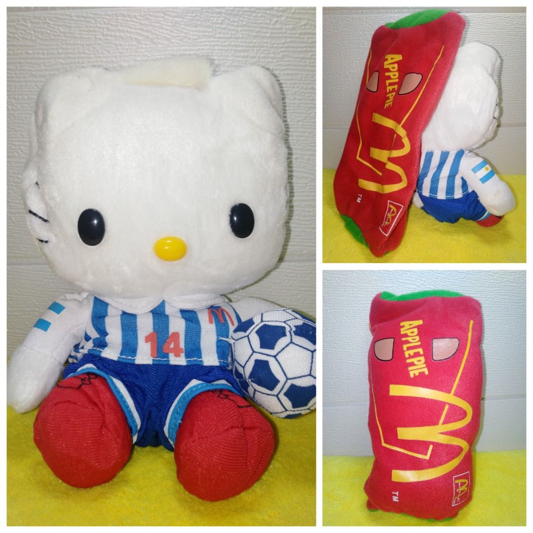 Hello Kitty & Dear Daniel Reversible Macdonald's Plush FIFA 2002 ...