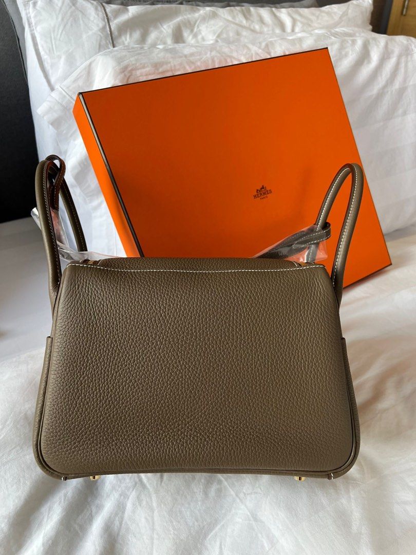 INSTOCK] Hermes Picotin 18, Etoupe in Clemence GHW Stamp D, Luxury