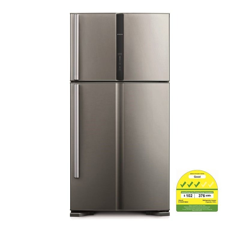 Hitachi RV630P3MSX Refrigerator 510 Litres Two Door Energy