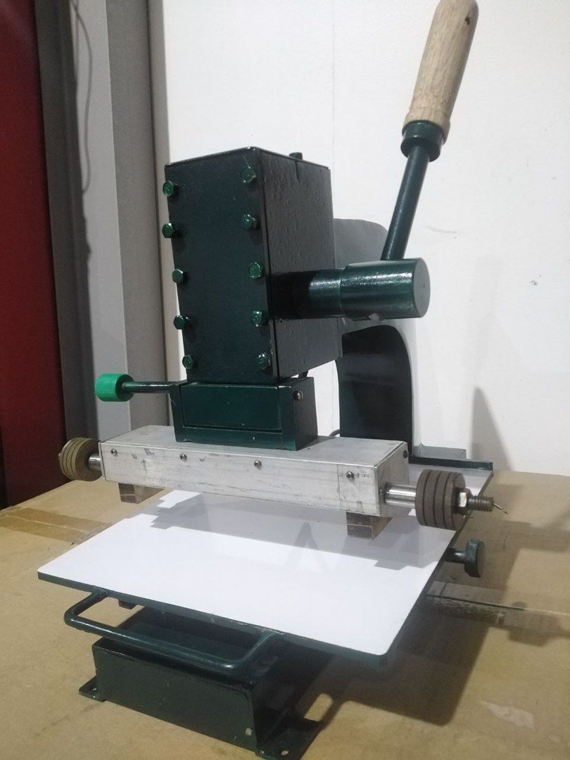Hot Stamping Machine (Category: Industrial Equipment) located in Quezon City. Submitted by copieronline_katipid_trading (Listing ID 238460593, Image 2). Description: This listing is hosted on Carousell on behalf of OLX Philippines. AVAILABLE HOT STAMPING MACHINE (150watts) P18,500 Call or Visit us! :) COPIERONLINE PHILIPPINES INC. Address: No. 45 Kamias Road, Brgy. Pinyahan, Quezon City You can also call us on these nos: 927*5892 to 93 Globe: 091