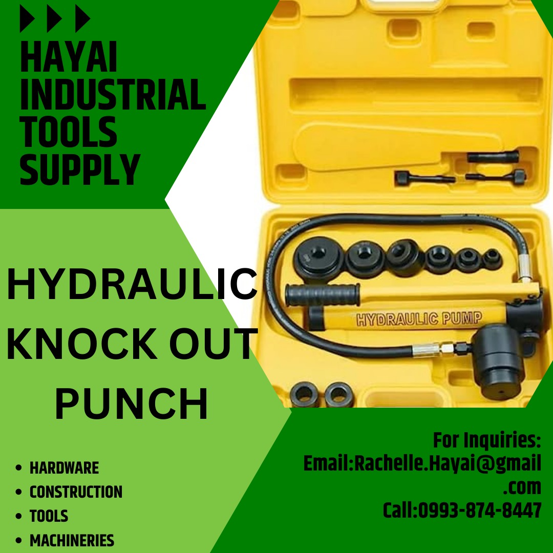 HYDRAULIC KNOCKOUT PUNCH, Commercial & Industrial, Industrial Equipment