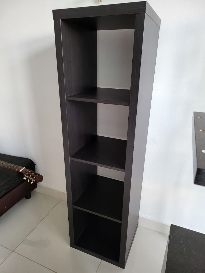 IKEA KALLAX Shelf (Black), Furniture & Home Living, Furniture, Shelves,  Cabinets & Racks on Carousell