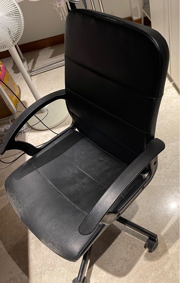 MILLBERGET Swivel chair, Murum black - IKEA