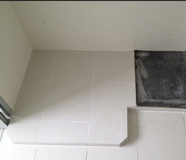 Install Shower kerb , building concrete walls , constructing kitchen
