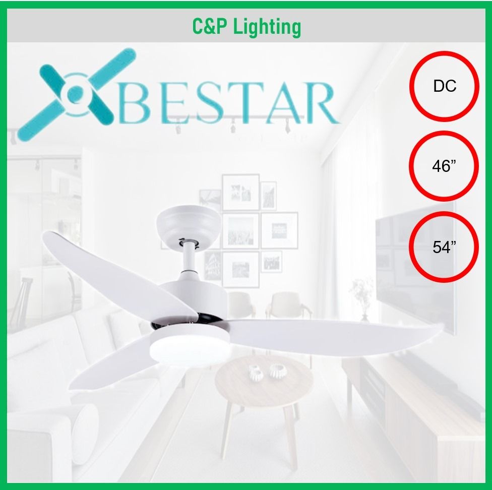 [Installation Promo] Bestar Razor 46" / 54" Ceiling Fan with LED light