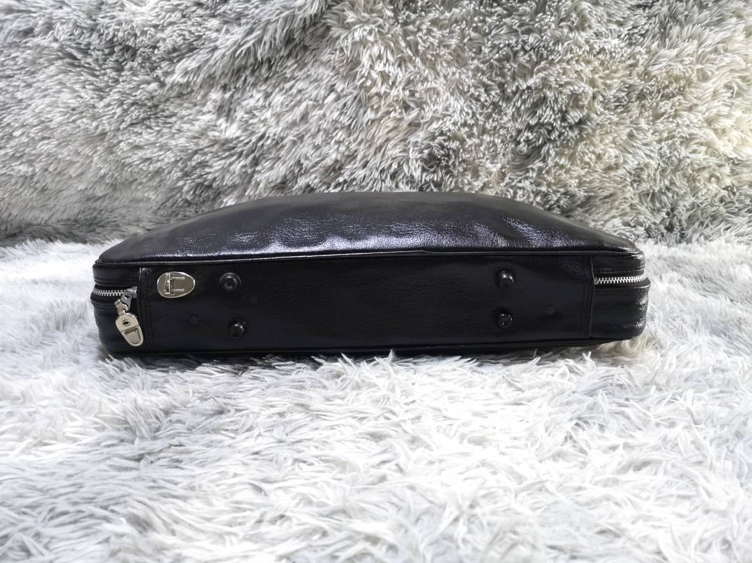 Japan Black Leather Briefcase, Men's Fashion, Bags, Briefcases on Carousell