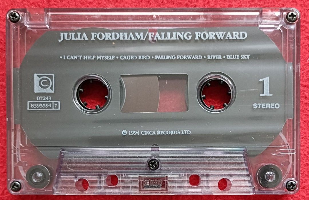 Julia Fordham FALLING FORWARD Cassette Tape, Hobbies & Toys, Music