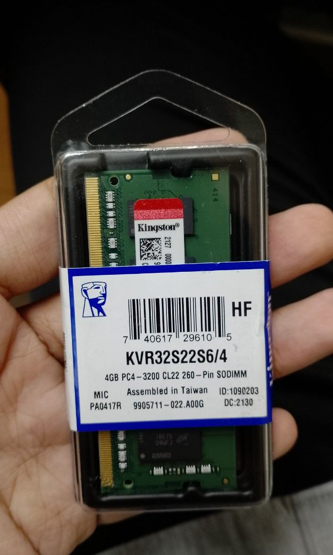 KINGSTON 4GB RAM DDR4 3200MHz, Computers & Tech, Laptops & Notebooks on ...