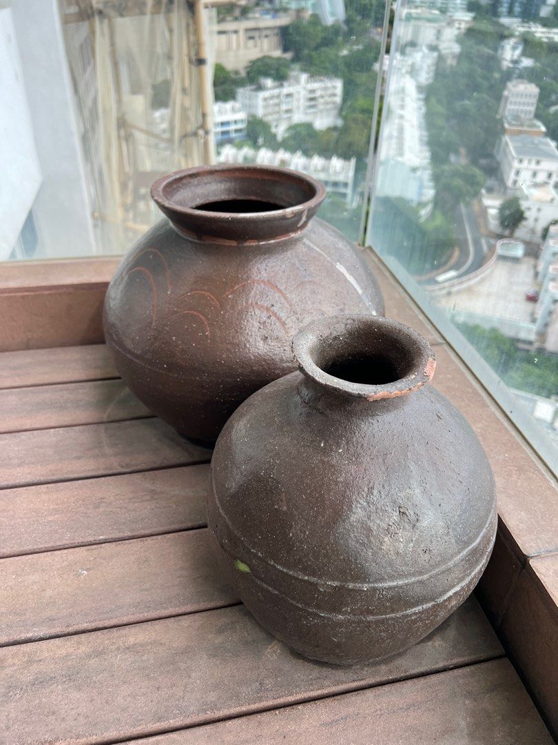 Korean ceramic pot, 傢俬＆家居, 園藝, 盆栽 Carousell