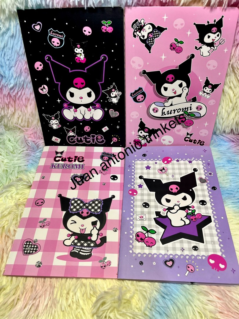 Kuromi Stationery Lined Notebook, Hobbies & Toys, Stationary & Craft