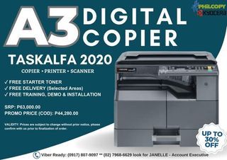 Kyocera Taskalfa 2020 All in One Xerox Copier Machine