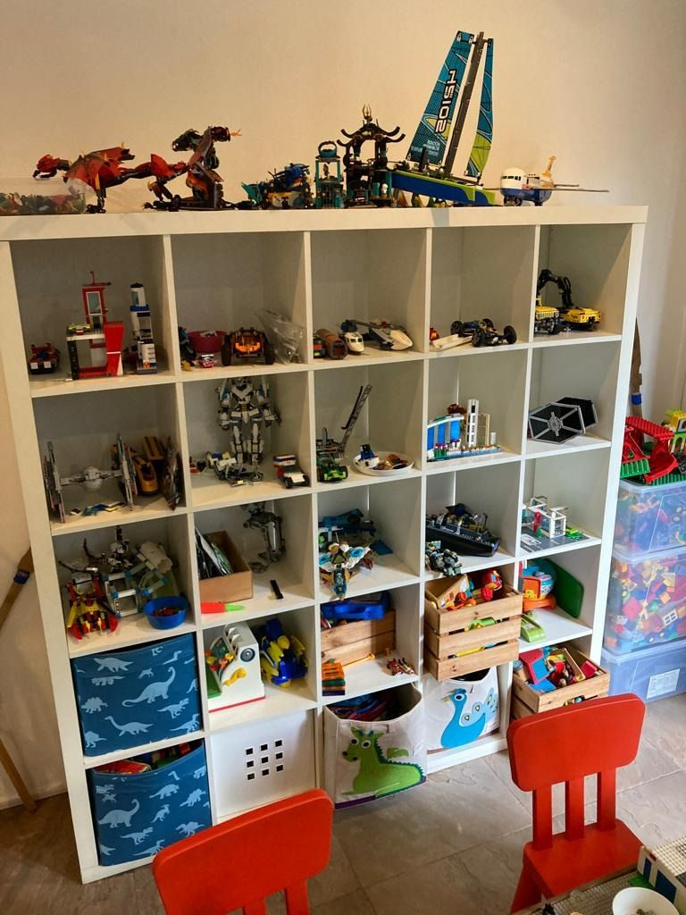 Large IKEA Kallax shelving unit 185 x 185 cm Furniture Home