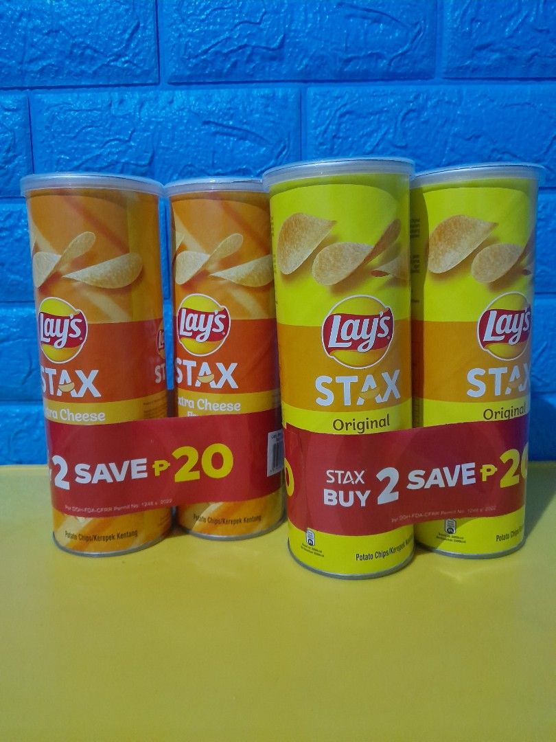 Lays Stax 105g (Pack Of 4) on Carousell