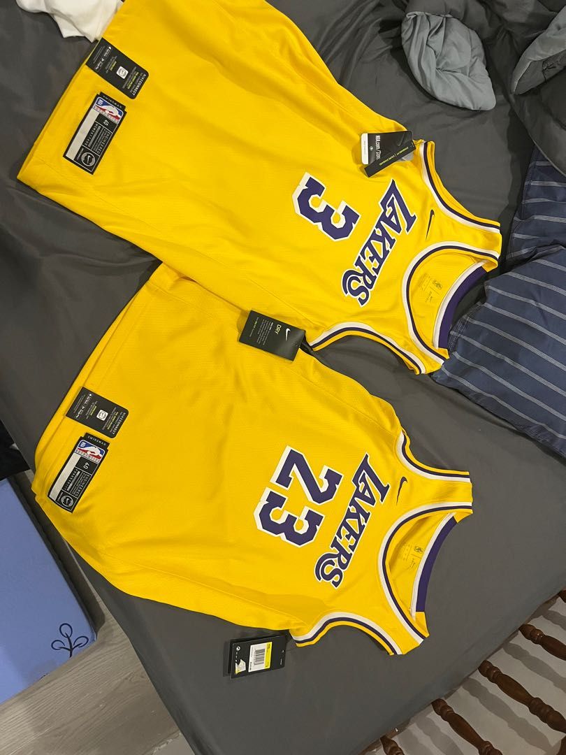 Lebron James Anthony Davis Jersey Men s Fashion Activewear on