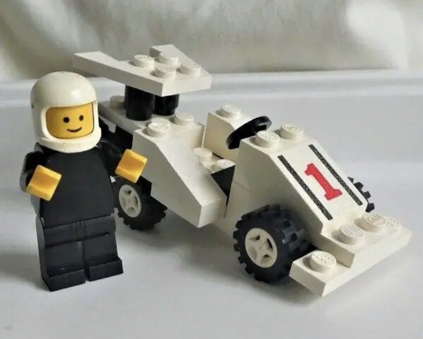 Lego 6604 legoland 跑車racing car vintage city 城市, 興趣及遊戲