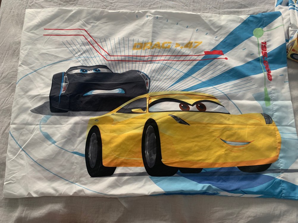 lightning-mcqueen-bedding-single-on-carousell