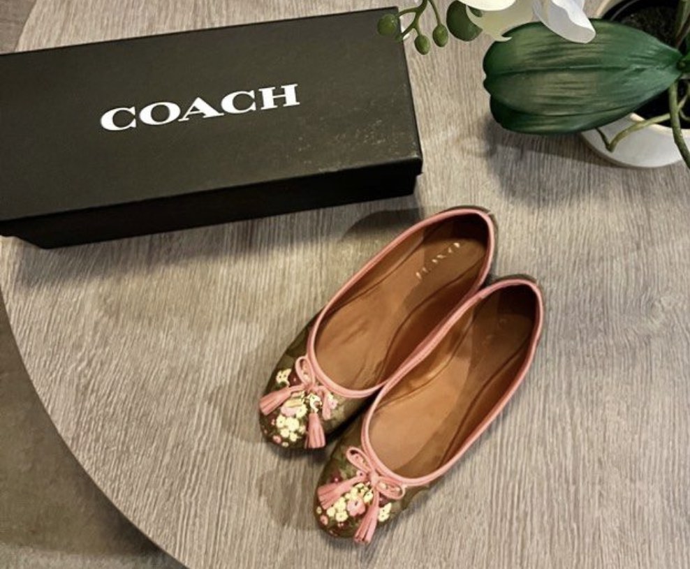 Coach discount flower shoes