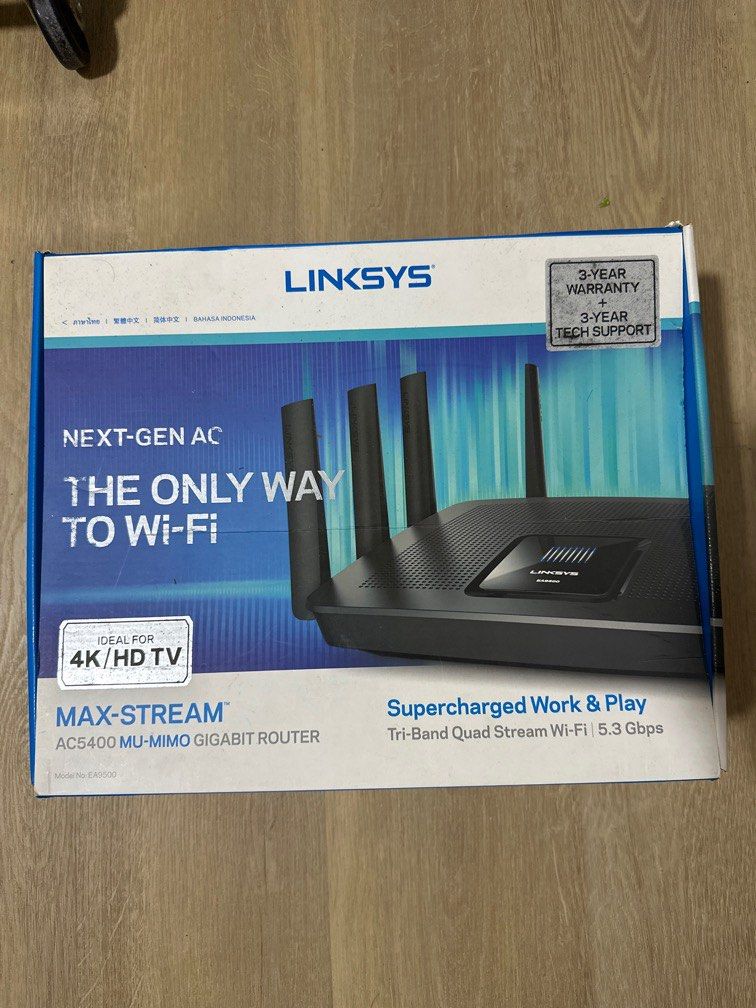 夏期間限定☆メーカー価格より68%OFF!☆ 美品 Linksys EA9500, AC5400