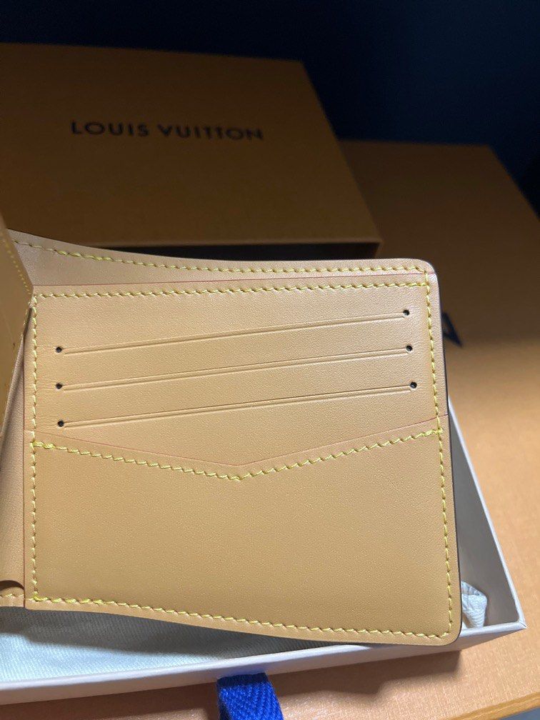 Louis Vuitton Portefeuille Slender Black Cloth ref.807542 - Joli