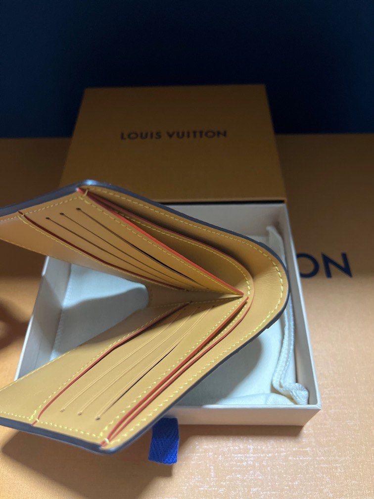 Louis Vuitton Slender Portemonnaie Blurry Monogram Canvas