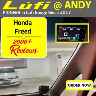 Lufi XS  [Official International English Set] on Honda Freed 🔥🔥🔥All new Lufi XS Obd obd2 display gauge 🔥🔥🔥