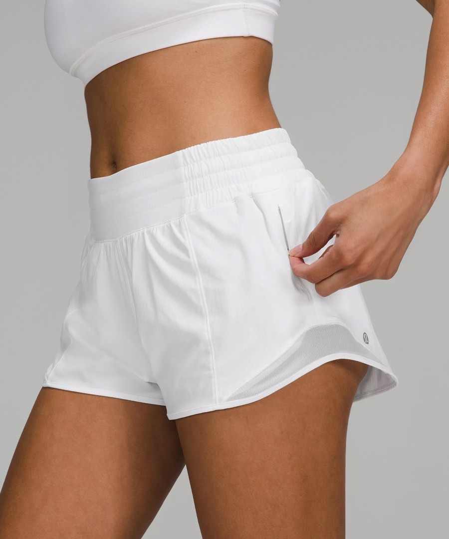 White lulu shorts outlet