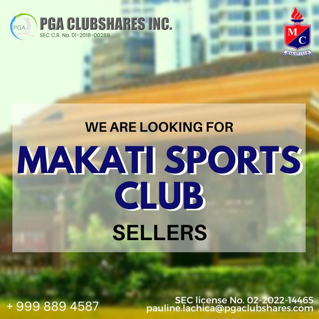 MAKATI SPORTS CLUB PGA CLUBSHARES, Sports Equipment, Sports & Games