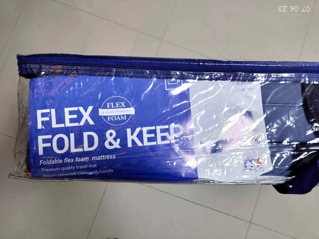 Mandaue Foam Foldable Mattress on Carousell