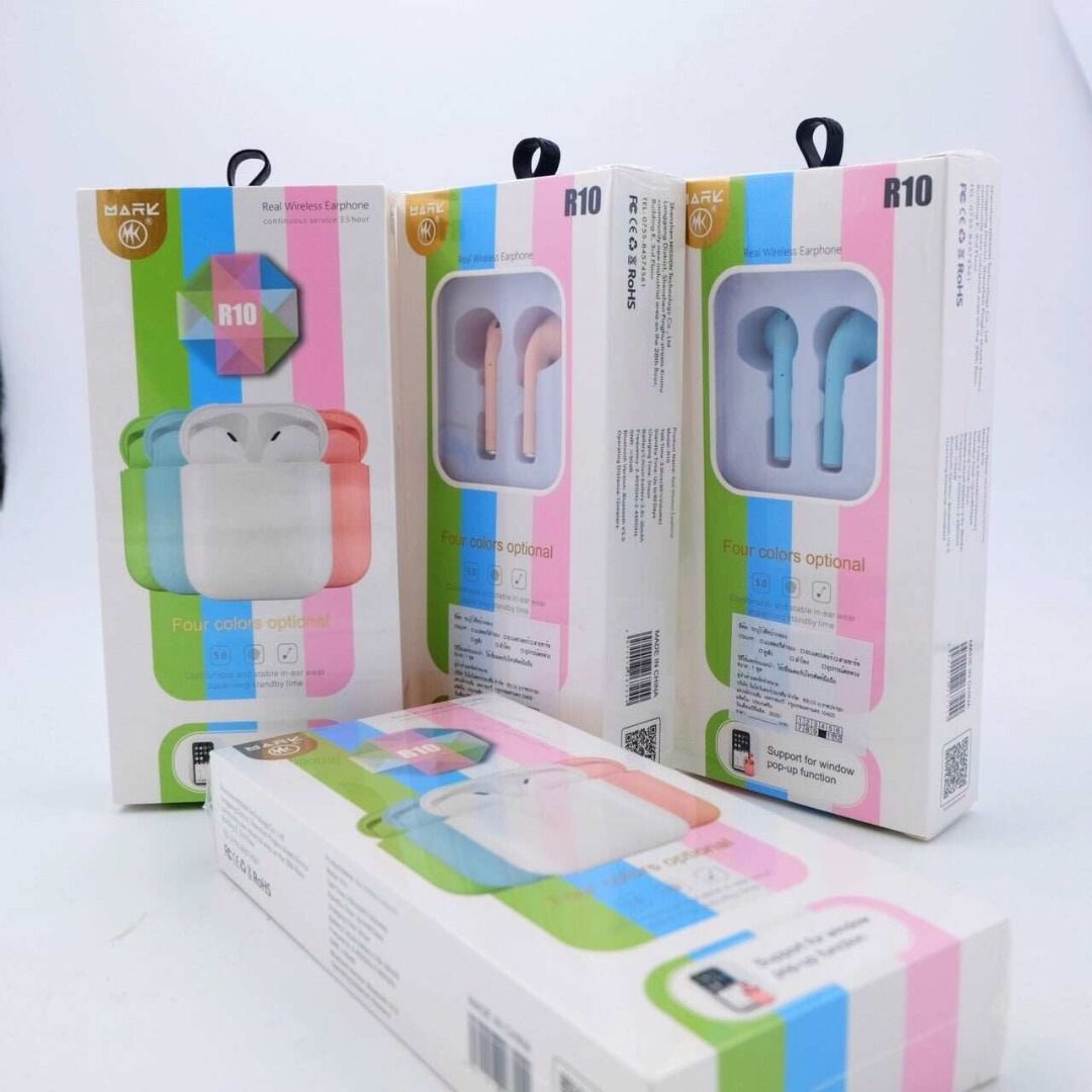 Mark R10 True Wireless Earbuds With Mic Brand New Store Pickup Door Delivery Available