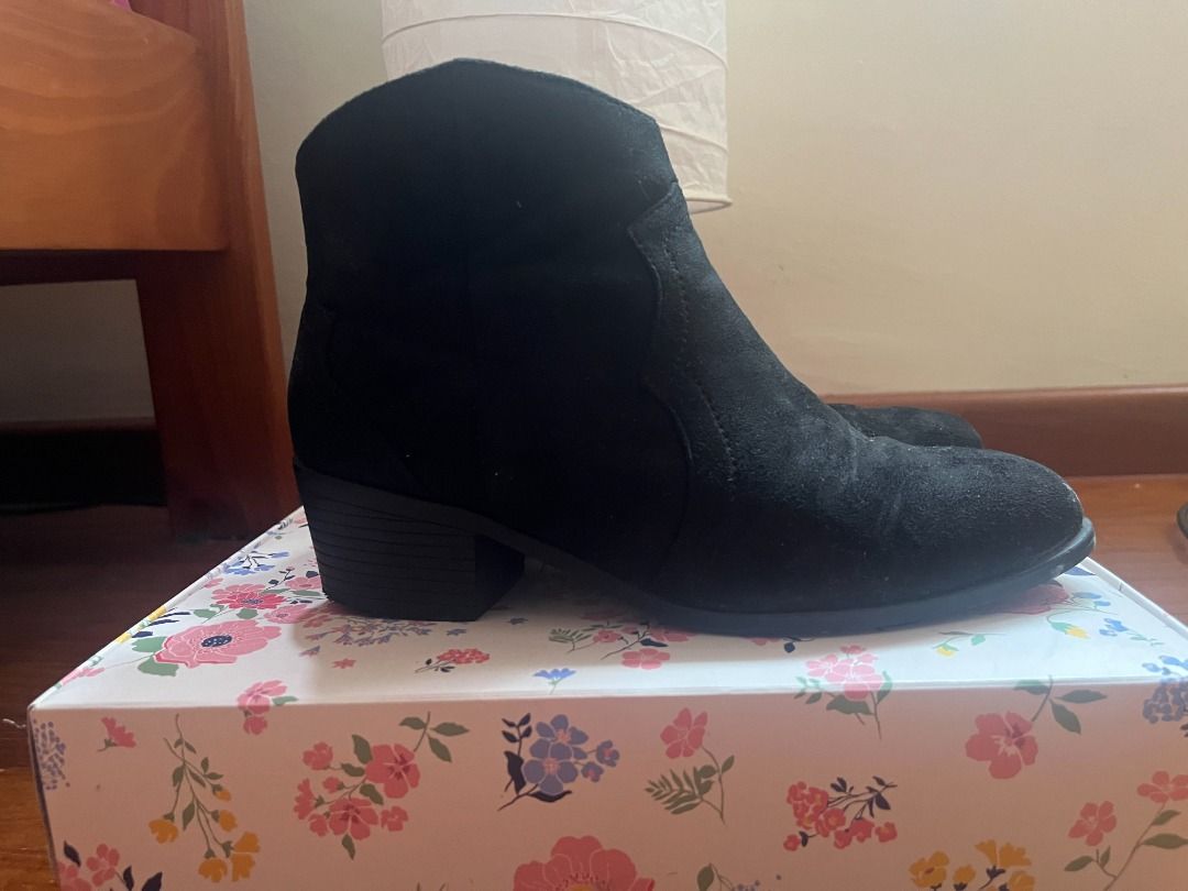 Marks and spencer suede ankle boots online