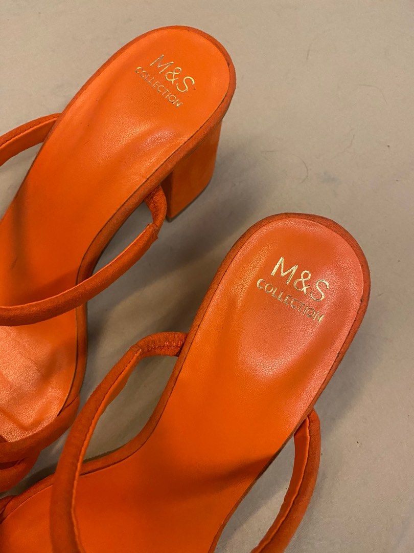 M&s discount orange sandals