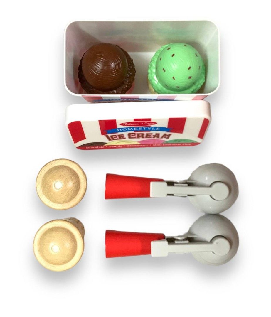 Melissa Doug Scoop Stack Ice Cream Cone Playset Hobbies