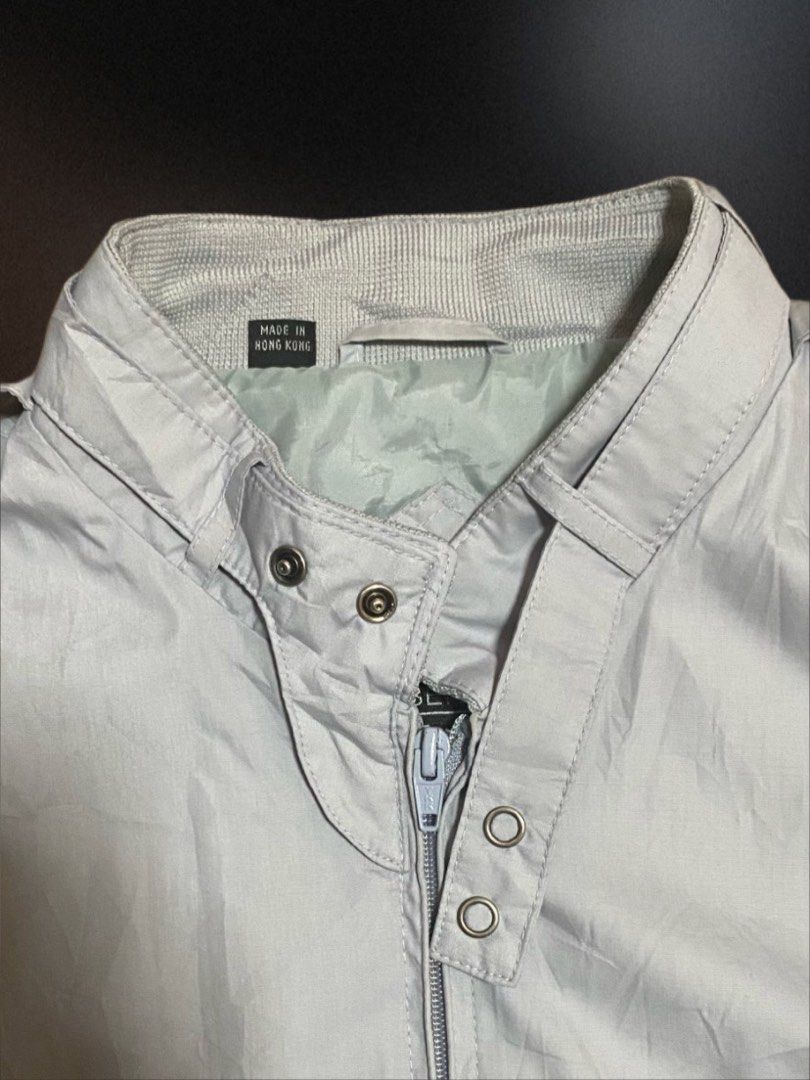 Members only iconic sales racer jacket grey