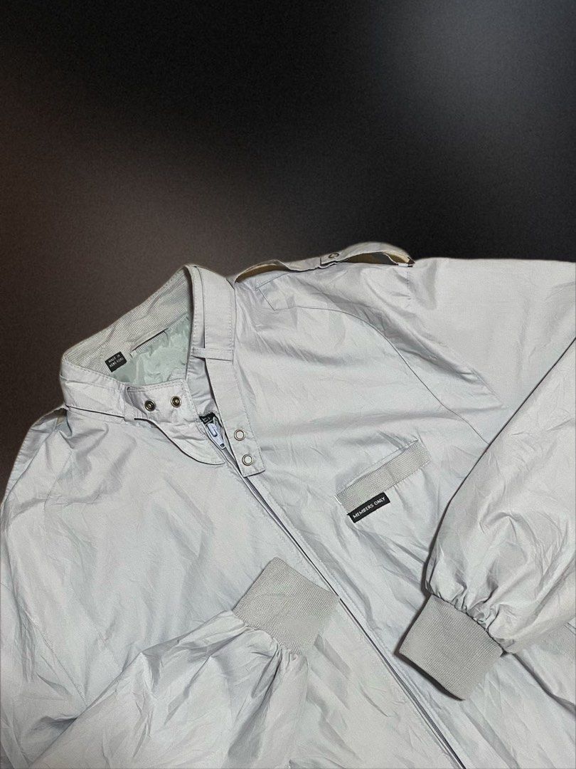 Members Only Iconic Racer Jacket Grey