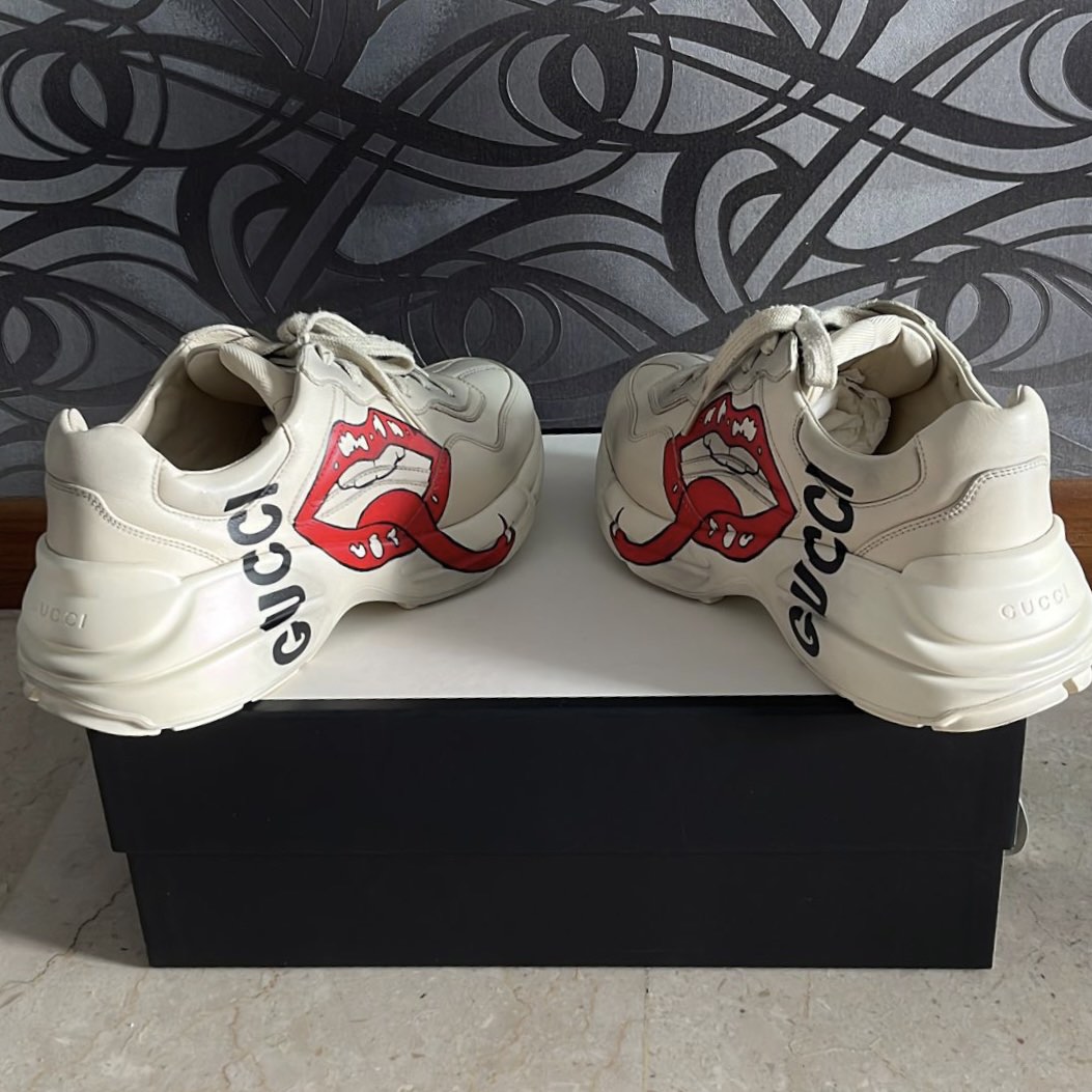 Rhyton sneaker with mouth print price hot sale