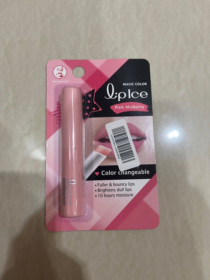 MENTHOLATUM LIP ICE MAGIC COLOR, Beauty & Personal Care, Face, Makeup