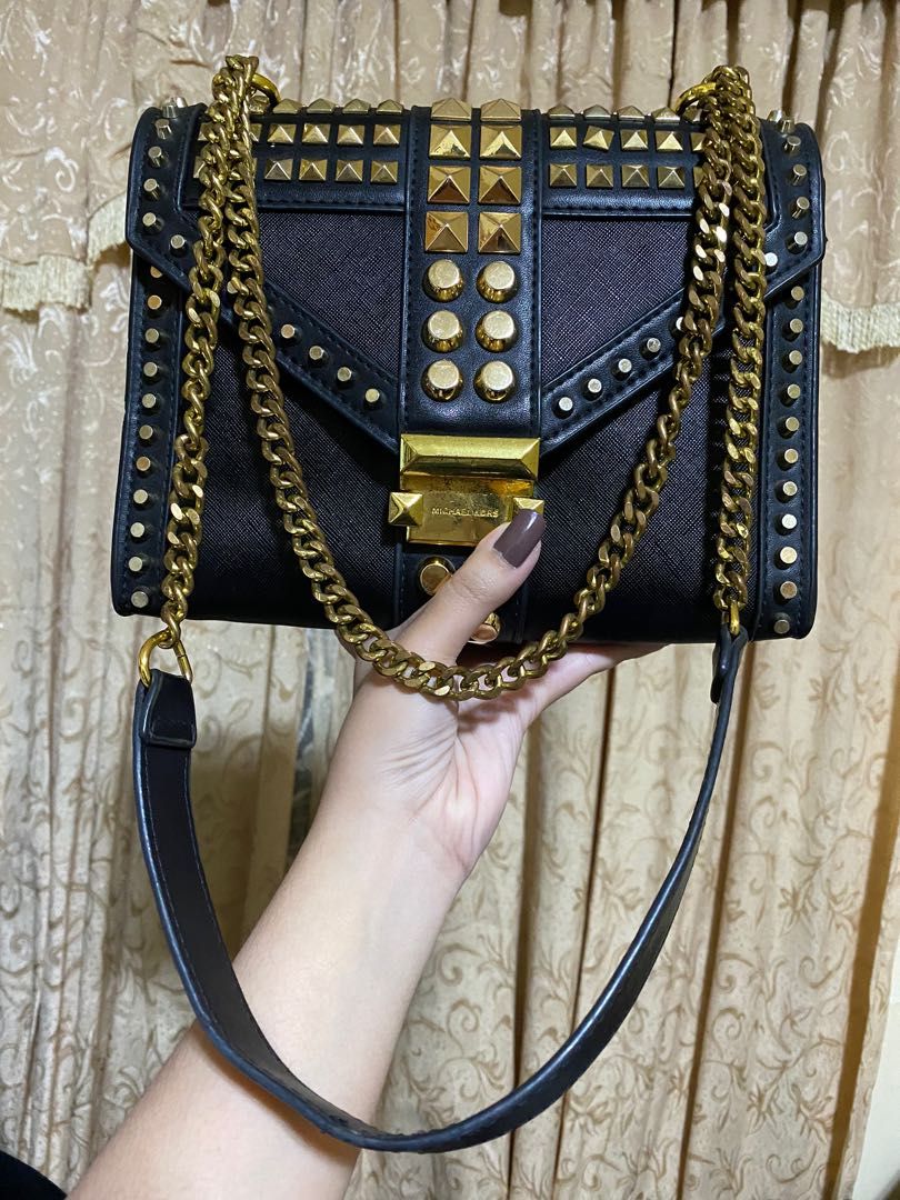 Michael kors hot sale whitney studded bag