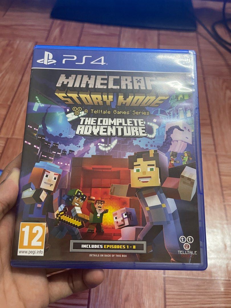Minecraft Story Mode PS4 game physical disc, Video Gaming, Video Games ...