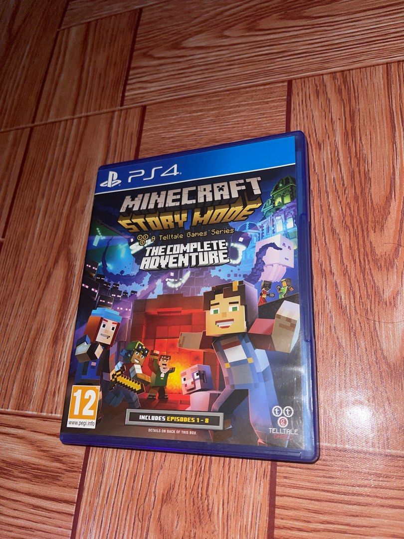 Minecraft Story Mode PS4 game physical disc, Video Gaming, Video Games ...