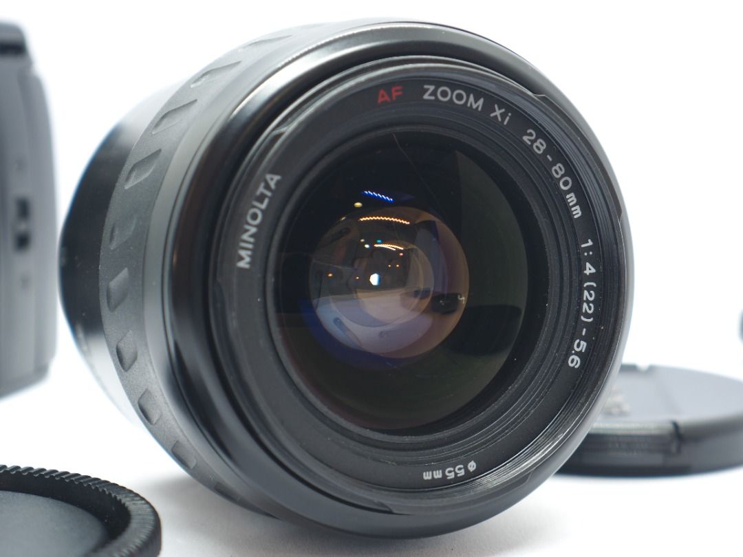 Minolta 3xi Zoom Xi 28-80mm lens 35mm SLR film camera, Photography,  Cameras on Carousell