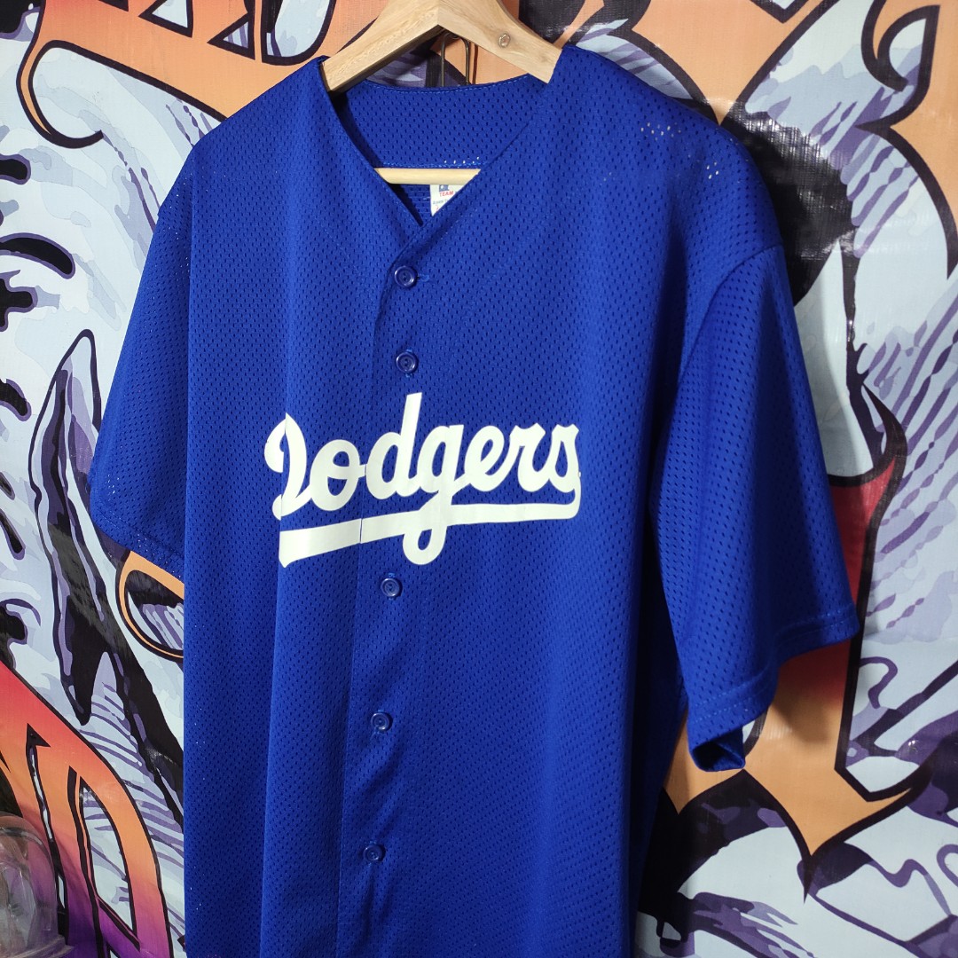 Vintage 90s Los Angeles Dodgers Starter Jersey Size Large MLB Blue