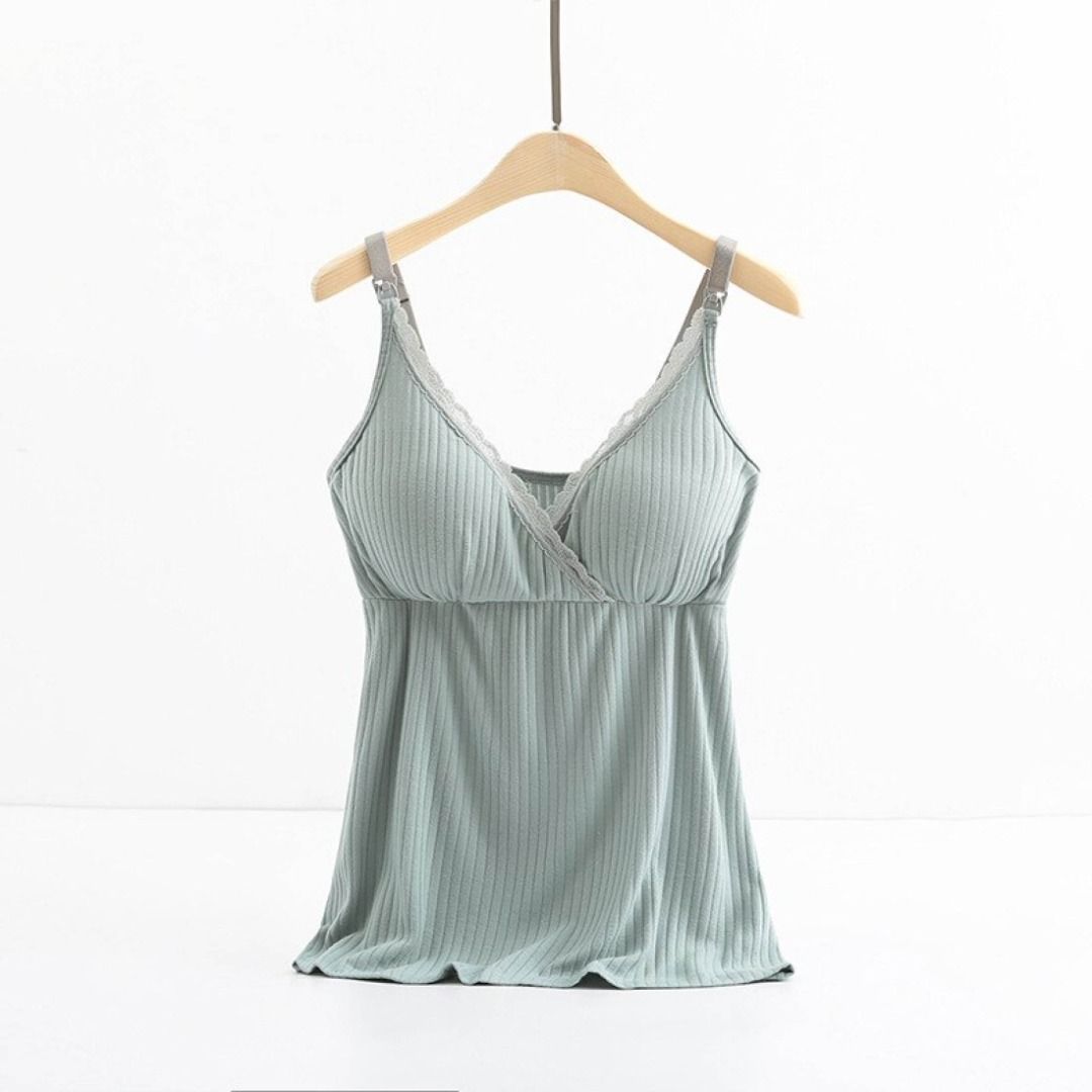Modal Breastfeeding Sling Vest Pregnant Women Removable Bra