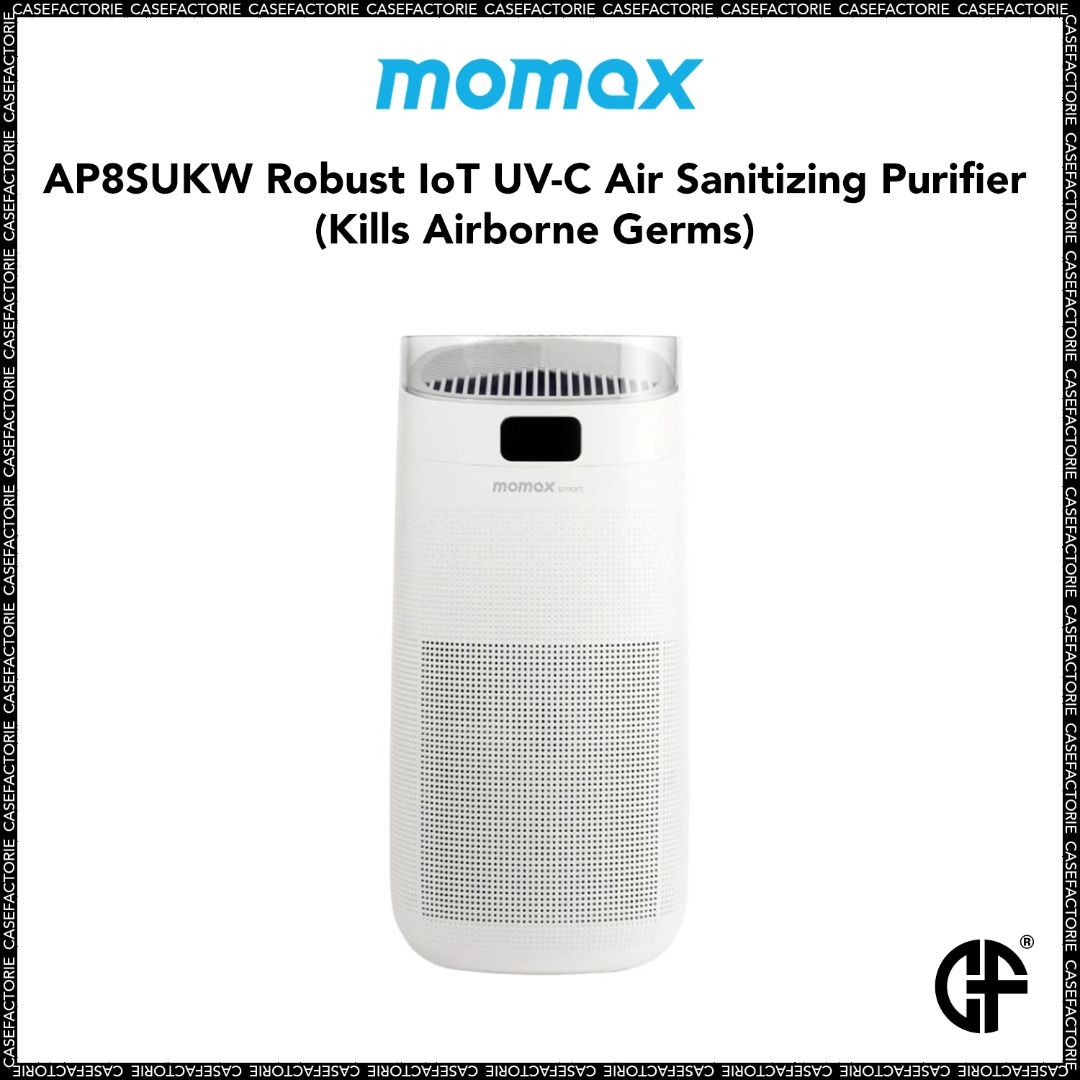 Momax AP8SUKW Robust IoT UVC Air Sanitizing Purifier (Kills Airborne