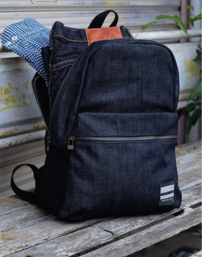 Momotaro Denim Backpack, Men's Fashion, Bags, Backpacks on Carousell