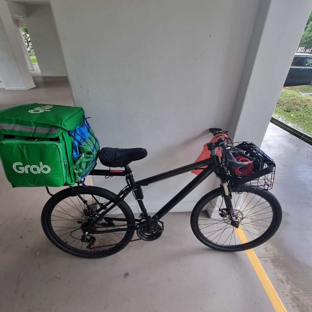 Grab delivery bicycle top