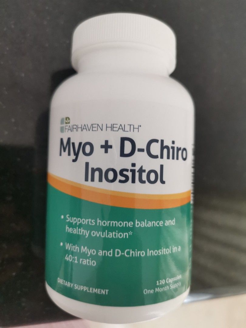 Myo + D-Chiro Inositol Myo-Inositol Fairhaven Brand, Health & Nutrition ...